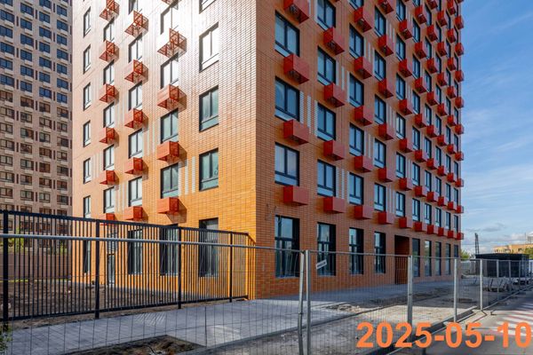 Ход строительства ЖК «Волжский парк» за Май 2025 г., фото №3
