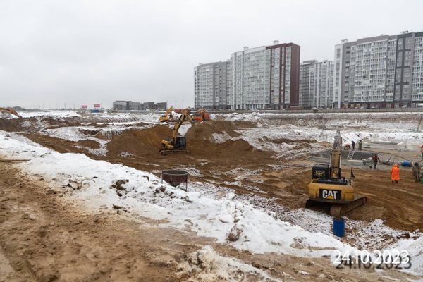 Ход строительства ЖК «Деснаречье» за Октябрь 2023 г., фото №4