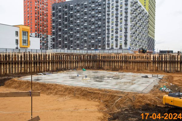 Ход строительства ЖК «Саларьево парк» за Апрель 2024 г., фото №3