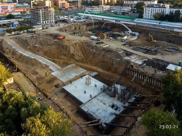 Ход строительства ЖК «Кронштадтский 9» за Июль 2021 г., фото №4