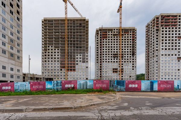 Ход строительства ЖК «Парксайд» за Июль 2023 г., фото №4