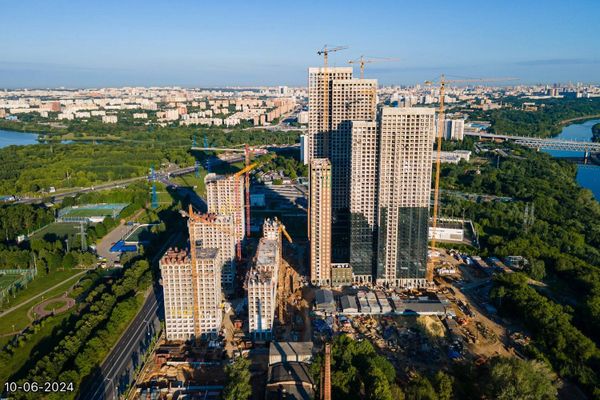 Ход строительства ЖК «Вейв» за Июнь 2024 г., фото №2