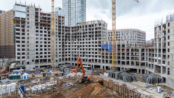 Ход строительства ЖК «Михалковский» за Апрель 2026 г., фото №5