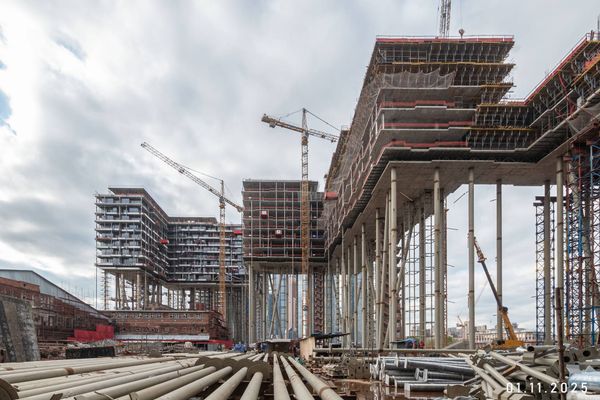 Ход строительства ЖК «Бадаевский» за Ноябрь 2025 г., фото №4