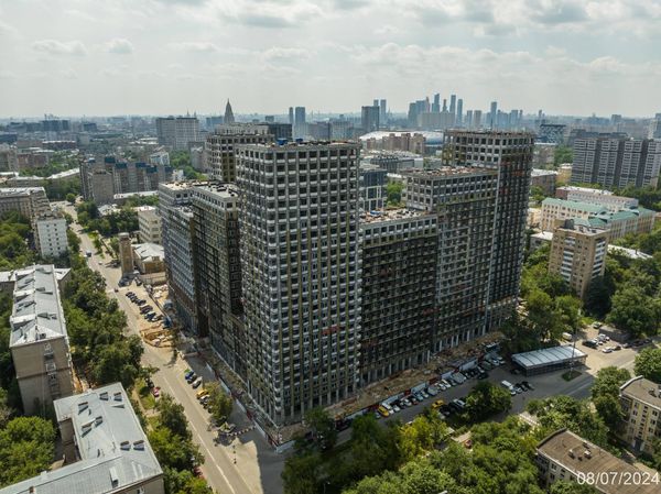 Ход строительства ЖК «Петровский парк II» за Июль 2024 г., фото №5