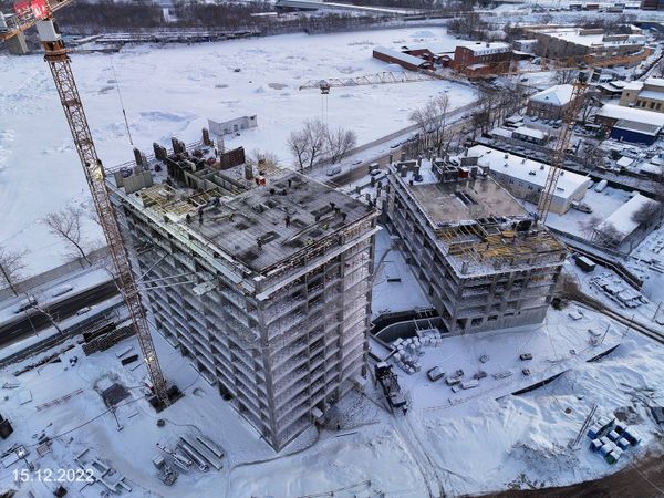 Ход строительства ЖК «Дмитровское небо» за Декабрь 2022 г., фото №2