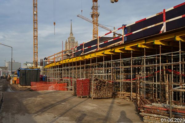 Ход строительства ЖК «Бадаевский» за Июнь 2023 г., фото №3