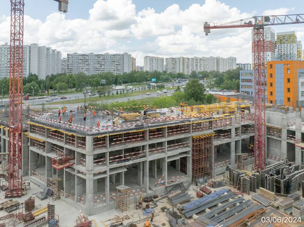 Ход строительства ЖК «Варшавские ворота» за Июнь 2024 г., фото №5