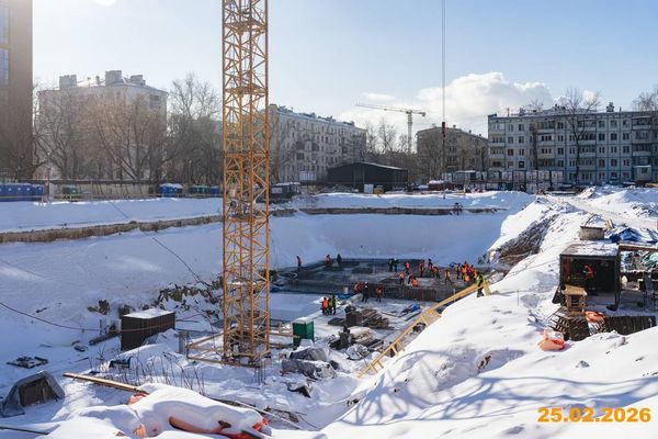 Ход строительства ЖК «Пэйв» за Февраль 2026 г., фото №5