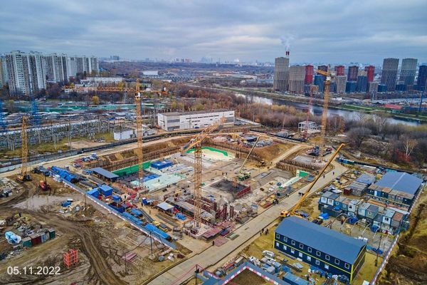 Ход строительства ЖК «Вейв» за Ноябрь 2022 г., фото №2