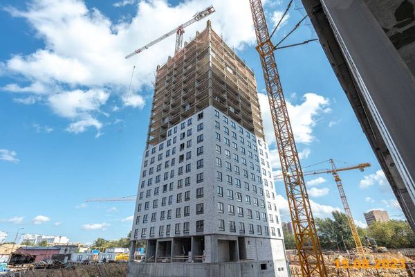 Ход строительства ЖК «Кольская 8» за Август 2023 г., фото №3
