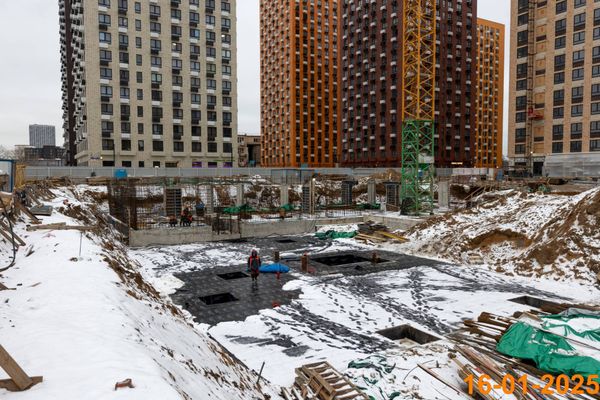 Ход строительства ЖК «Волжский парк» за Январь 2025 г., фото №2