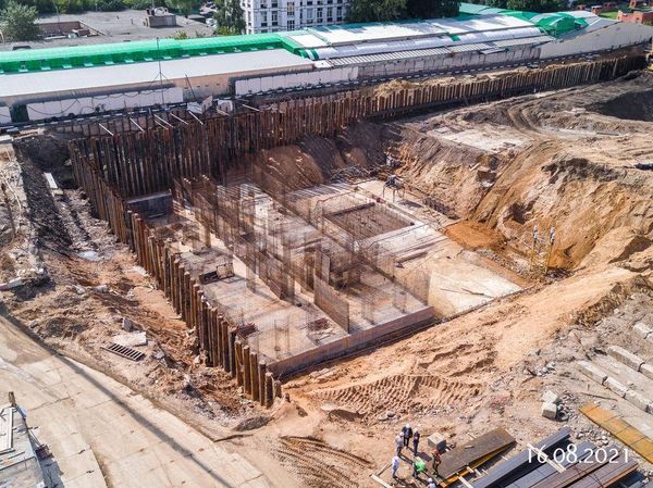 Ход строительства ЖК «Кронштадтский 9» за Август 2021 г., фото №3