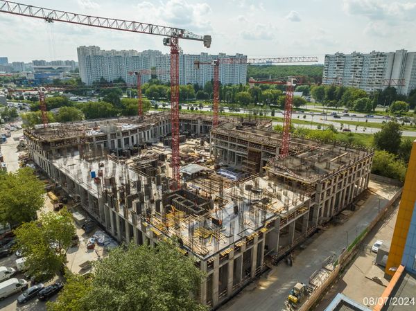 Ход строительства ЖК «Варшавские ворота» за Июль 2024 г., фото №4