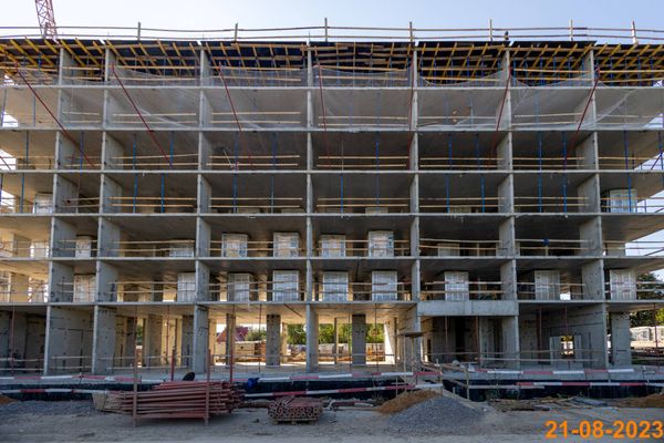 Ход строительства ЖК «Юнино» за Август 2023 г., фото №4