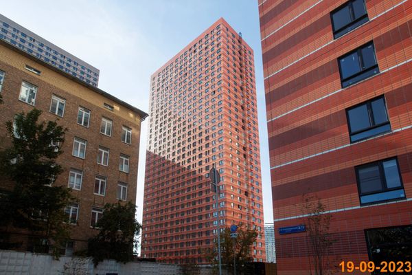Ход строительства ЖК «Второй Нагатинский» за Сентябрь 2023 г., фото №4