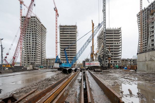 Ход строительства ЖК «Левел Южнопортовая» за Октябрь 2023 г., фото №4