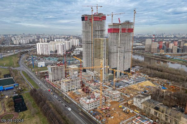 Ход строительства ЖК «Вейв» за Апрель 2024 г., фото №2