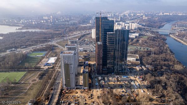 Ход строительства ЖК «Вейв» за Февраль 2025 г., фото №3