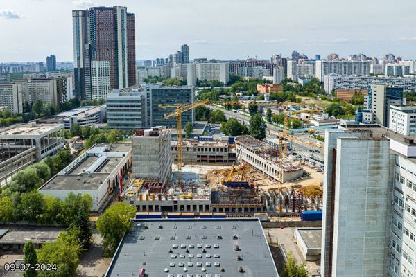 Ход строительства ЖК «Обручева 30» за Июль 2024 г., фото №4