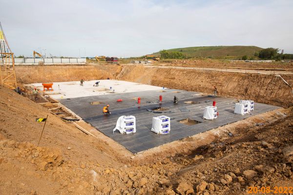 Ход строительства ЖК «Саларьево парк» за Август 2022 г., фото №3