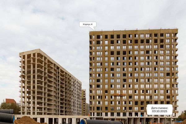 Ход строительства ЖК «Молжаниново» за Октябрь 2025 г., фото №5