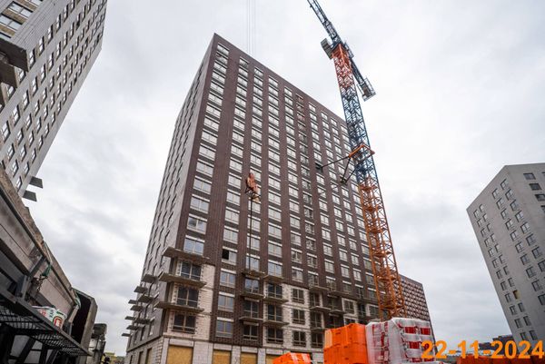 Ход строительства ЖК «Большая Академическая 85» за Ноябрь 2024 г., фото №2