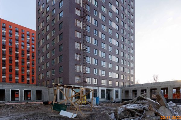 Ход строительства ЖК «Волжский парк» за Ноябрь 2023 г., фото №5