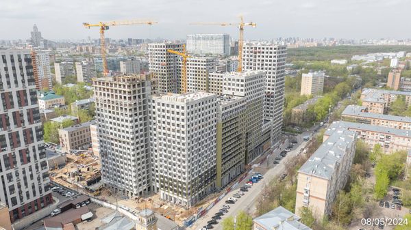 Ход строительства ЖК «Петровский парк II» за Май 2024 г., фото №3