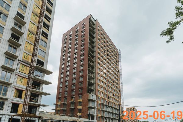 Ход строительства ЖК «Большая Академическая 85» за Июнь 2025 г., фото №4