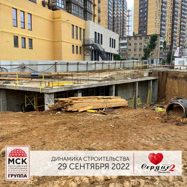 Ход строительства ЖК «Сердце Ростова 2» за Октябрь 2022 г., фото №5