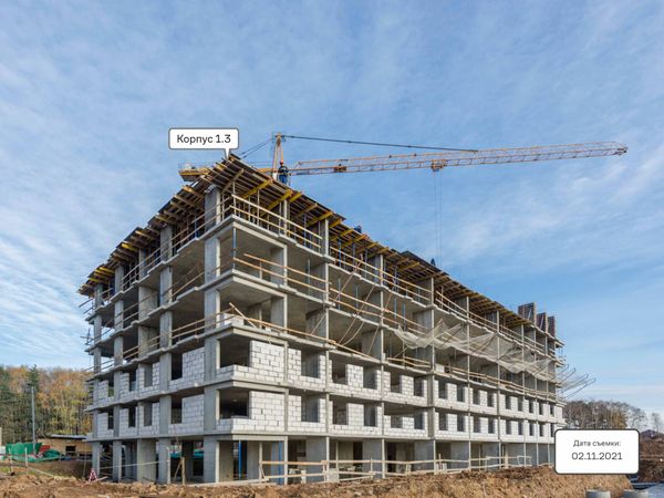 Ход строительства ЖК «Тропарево Парк» за Ноябрь 2021 г., фото №5