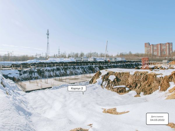 Ход строительства ЖК «Молжаниново» за Март 2022 г., фото №4