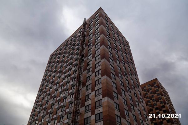 Ход строительства ЖК «Большая Академическая 85» за Октябрь 2021 г., фото №5