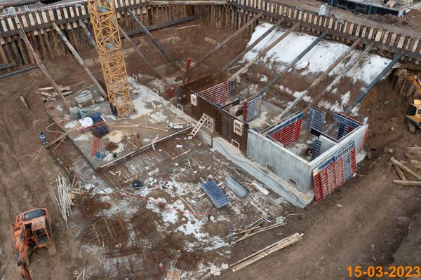 Ход строительства ЖК «Амурский парк» за Март 2023 г., фото №2