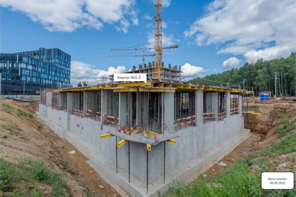 Ход строительства ЖК «Тропарево Парк» за Сентябрь 2021 г., фото №4