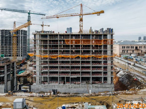 Ход строительства ЖК «Руставели 14» за Март 2023 г., фото №4