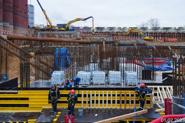 Ход строительства ЖК «Бадаевский» за Февраль 2023 г., фото №5