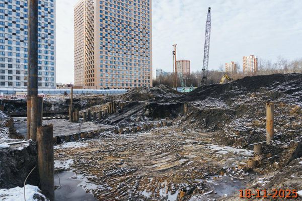 Ход строительства ЖК «Алтуфьевское 53» за Ноябрь 2025 г., фото №3