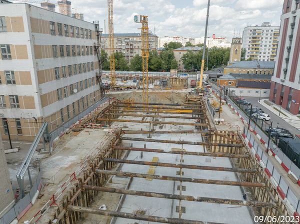 Ход строительства ЖК «Петровский парк II» за Июнь 2023 г., фото №4