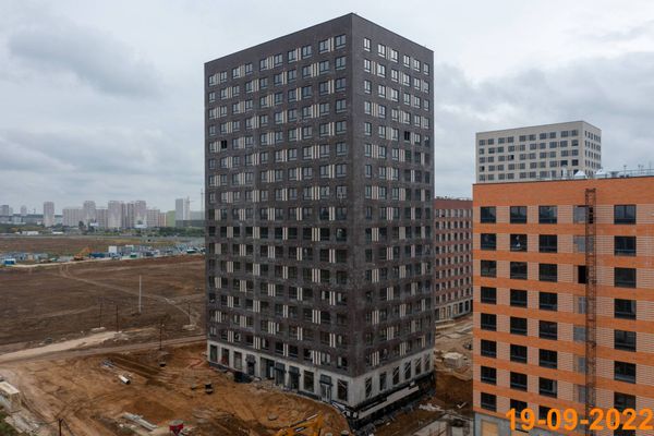 Ход строительства ЖК «Никольские луга» за Сентябрь 2022 г., фото №5