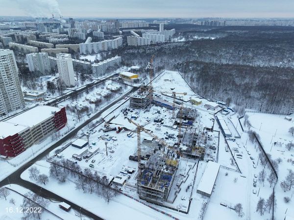 Ход строительства ЖК «Парксайд» за Декабрь 2022 г., фото №3