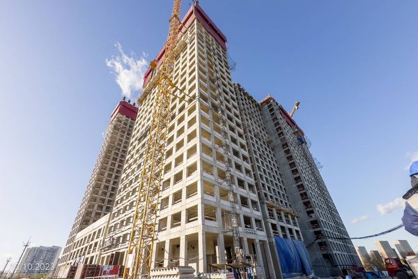 Ход строительства ЖК «Вейв» за Октябрь 2023 г., фото №2