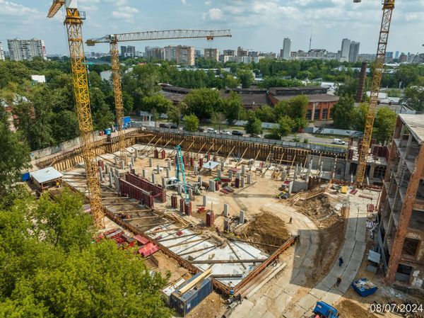 Ход строительства ЖК «Михалковский» за Июль 2024 г., фото №2