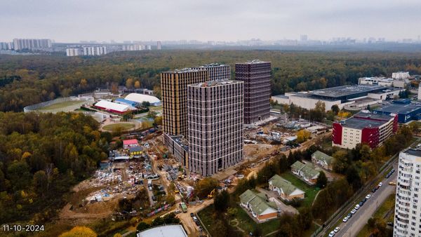 Ход строительства ЖК «Парксайд» за Октябрь 2024 г., фото №5
