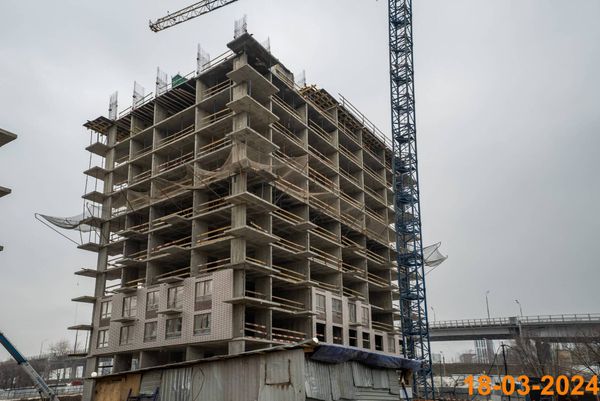 Ход строительства ЖК «Большая Академическая 85» за Март 2024 г., фото №4