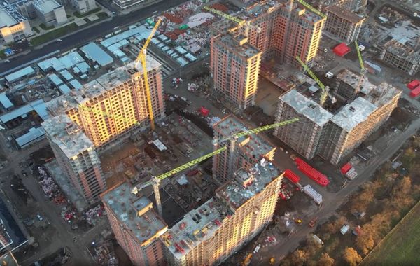 Ход строительства ЖК «Самолёт» за Ноябрь 2023 г., фото №2