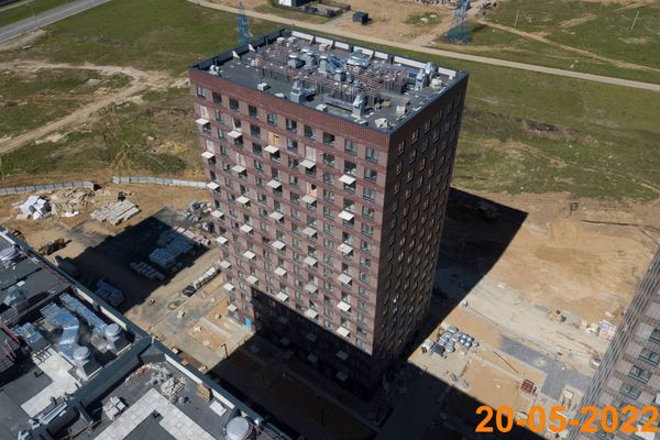 Ход строительства ЖК «Саларьево парк» за Май 2022 г., фото №5