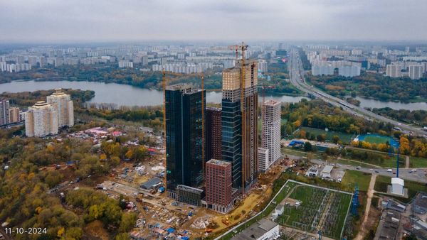 Ход строительства ЖК «Вейв» за Октябрь 2024 г., фото №3