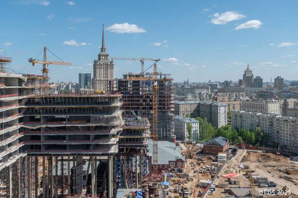 Ход строительства ЖК «Бадаевский» за Май 2025 г., фото №4